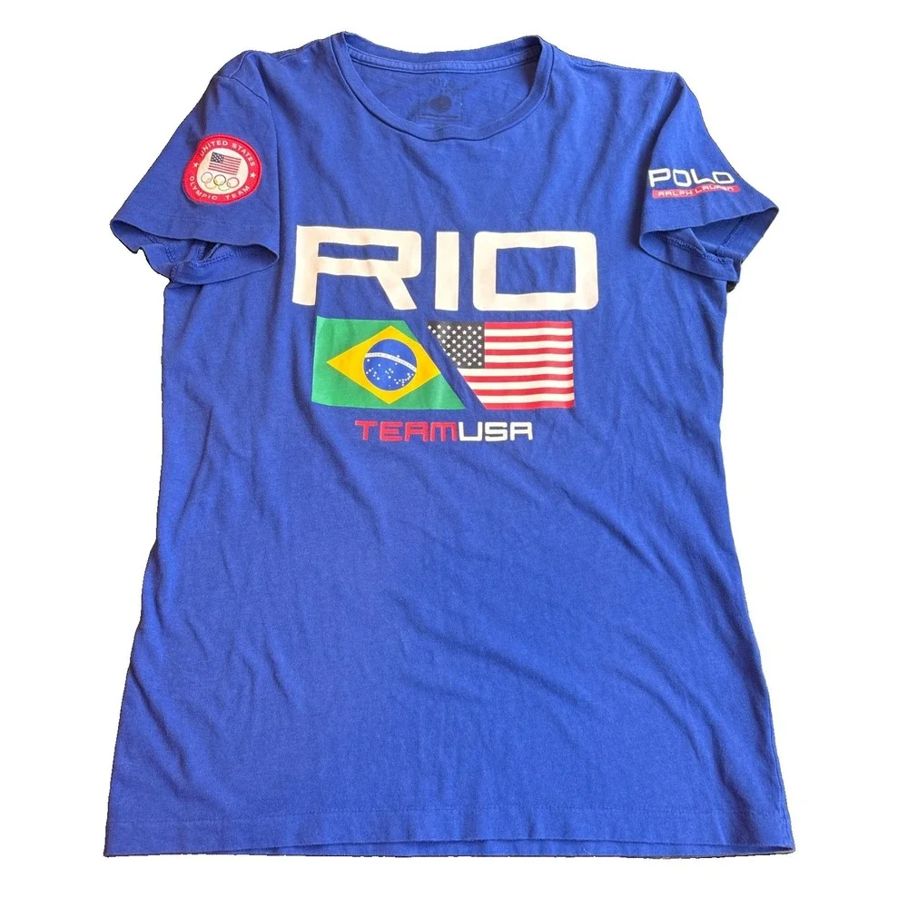 Polo Ralph Lauren Rio Team USA Tshirt Olympic Team Adult Small